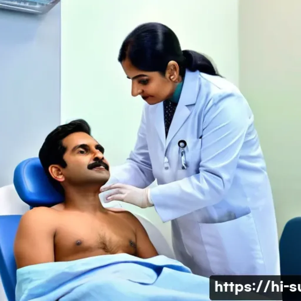 치질 레이저 비용 - A modern dermatology clinic interior in a metropolitan Indian city, showcasing advanced CO2 laser eq...